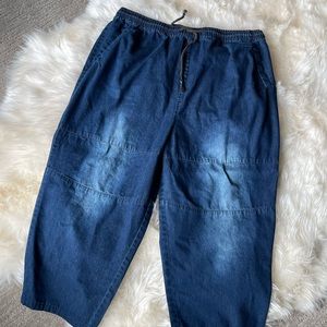 Drawstring Lantern Pants
